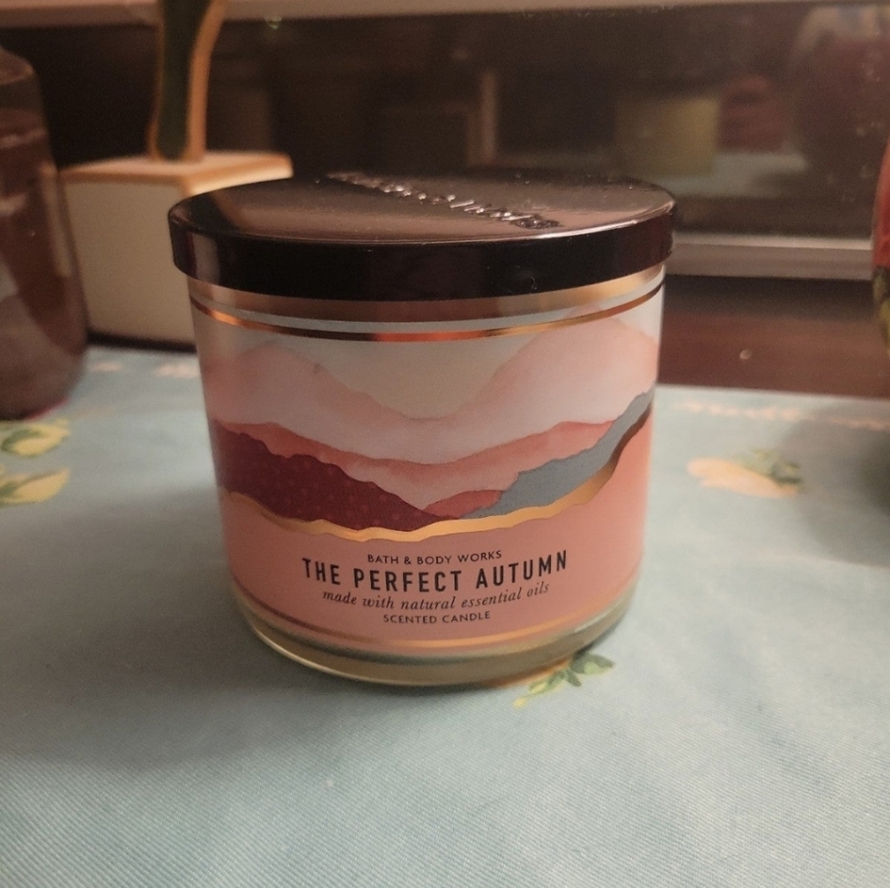Bath & Body Works "The Perfect Autumn" 3 wick.